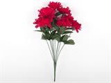 FIORE GAROFANO 10FIORI 45CM COLORE ROSSO