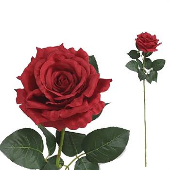 FIORE ROSA 78 CM COLORE ROSSO