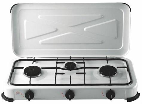 FORNELLO GAS 3 FUOCHI 59 X 29 X 9,5 CM