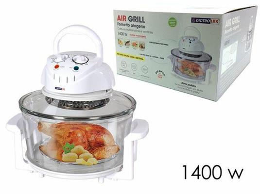 FORNO ALOGENO AIR GRILL 1400W - Elettrodomestici - Bottiglieri Casalinghi