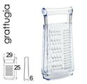 GRATTUGIA ACRILICA 6X13X26CM TRASPARENTE
