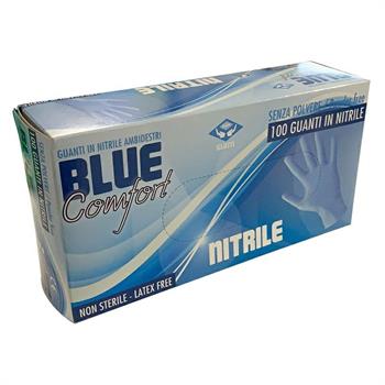 GUANTO NITRILE BLU CONF. 100 PZ MIS. M ART. 0155/M M