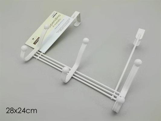 APPENDINO IN METALLO 6 POSTI COLORE BIANCO