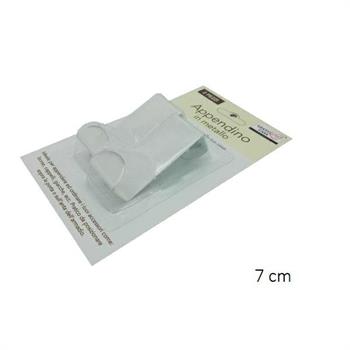 APPENDINO PICCOLO IN METALLO SET 2PZ COLORE BIANCO