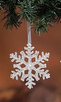 APPENDINO FIOCCO DI NEVE D.10,5CM 3MODELLI ASS.