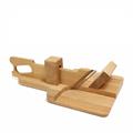 AFFETTATRICE MANUALE IN LEGNO DI FAGGIO 33X19X10CM