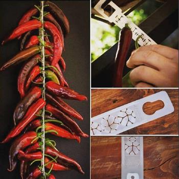 LISTELLO ESSICCAZIONE PEPERONI 56,4 CM CONF 20 PZ