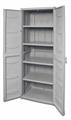 ARMADIO SYSTEM B 4 RIPIANI COLORE GRIGIO 65X45XH172CM