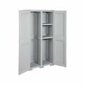ARMADIO SIMPLEX CON 1RIPIANO COLORE GRIGIO 79X43Xh164 CM