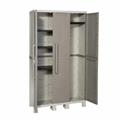 ARMADIO WOOD MIDI MOD. 3ANTE 4RIPIANI 97X37XH173CM COL.GRIGI