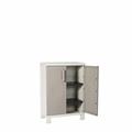 ARMADIO WOOD MIDI MODELLO BASSO 2ANTE 2RIPIANI 65X37XH93CM C
