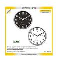 OROLOGIO ABS TONDO IGROMETRO E TERMOMETRO D. 23 CM 2 ASS