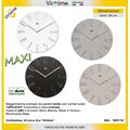 OROLOGIO ABS TONDO NUMERI ARABI 36 CM 4 COLORI ASS.