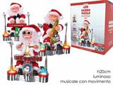 BABBO NATALE CON STRUMENTI LUCE/MUSICA/MOVIMENTO