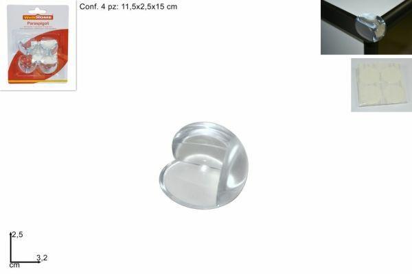 PARASPIGOLI PVC TRASPARENTE SET 4PZ