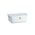 BACINELLA RETTANGOLARE 10LT COLORE BIANCO
