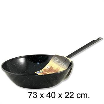 PENTOLA HONDA SMALTATA 1 MANICO 40 CM