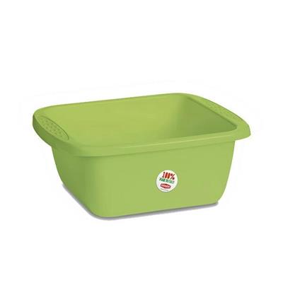 BACINELLA RETTANGOLARE PRIMAVERA 17LT COL.VERDE PRIMAVERA